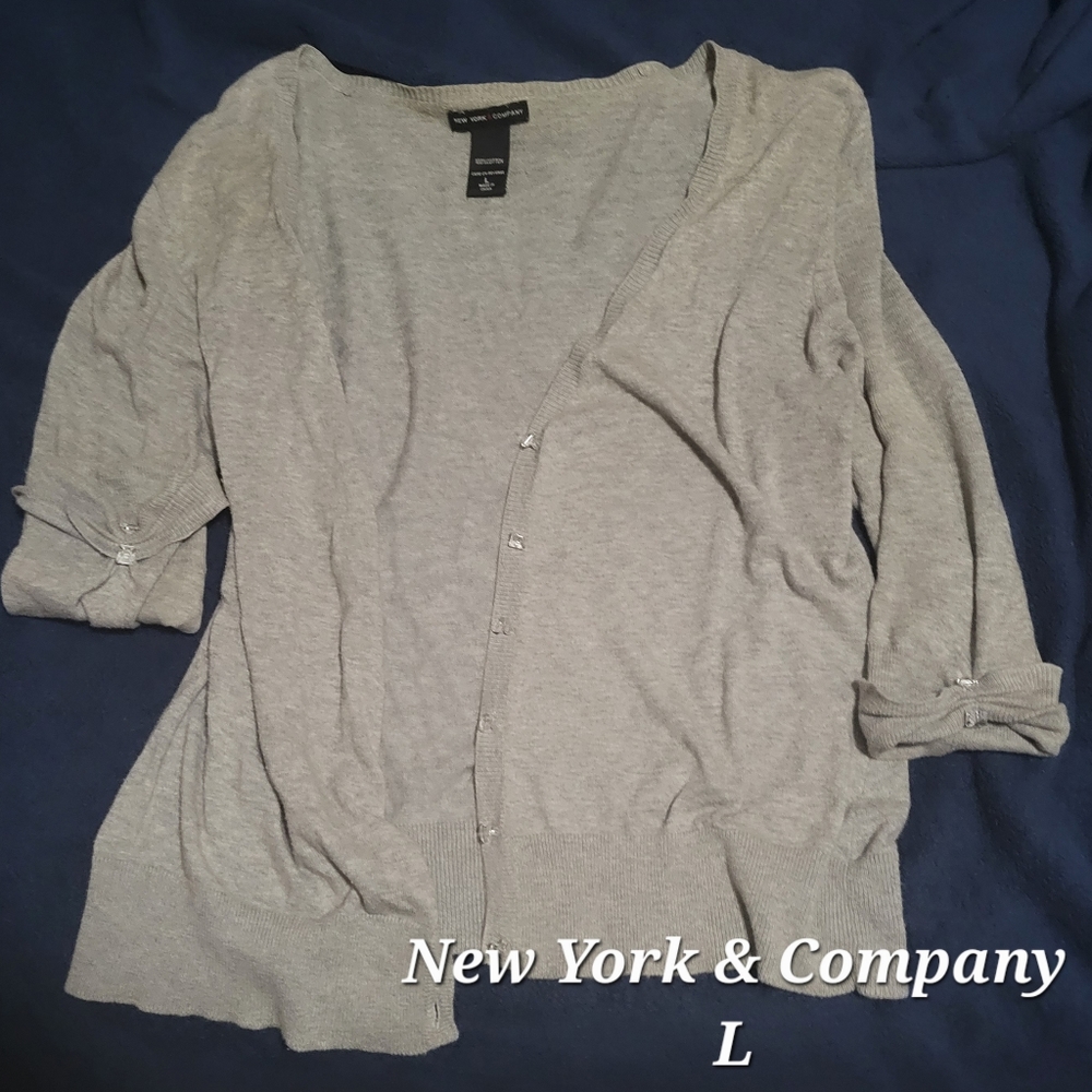 Heather grey sweater